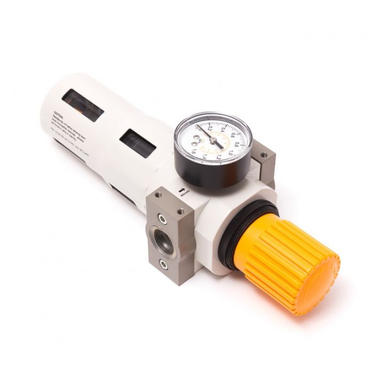 Фильтр-регулятор с индикатором давления для пневмосистемы 3/4" (пропускная способность:8500 л/мин, давление max: 16 bar, температура воздуха: 0° до 60 Partner YQFR5000-06
