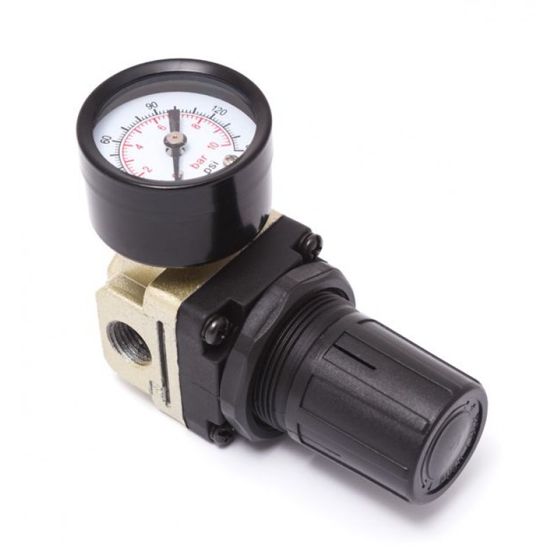 Регулятор давления воздуха с индикатором 1/4"(F)x1/4"(F) (0-10bar) Partner AR2000-02